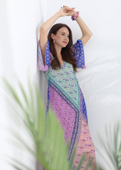 ZURI MAXI DRESS - MIDNIGHT TIDE