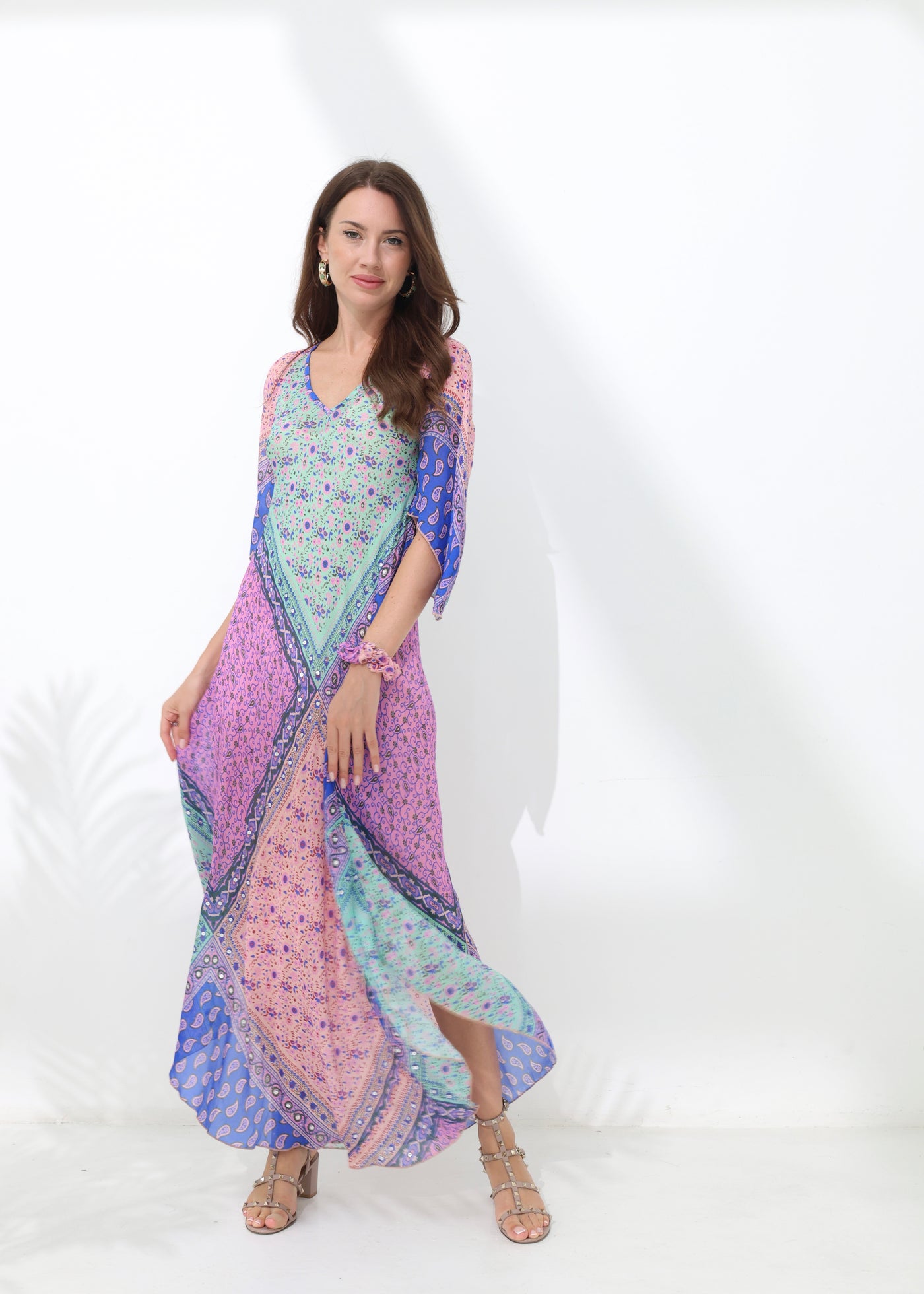 ZURI MAXI DRESS - MIDNIGHT TIDE