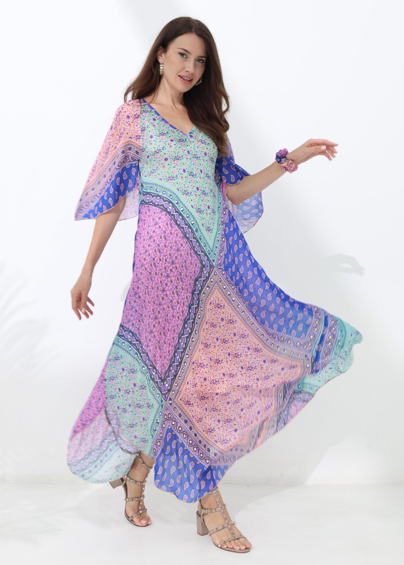 ZURI MAXI DRESS - MIDNIGHT TIDE