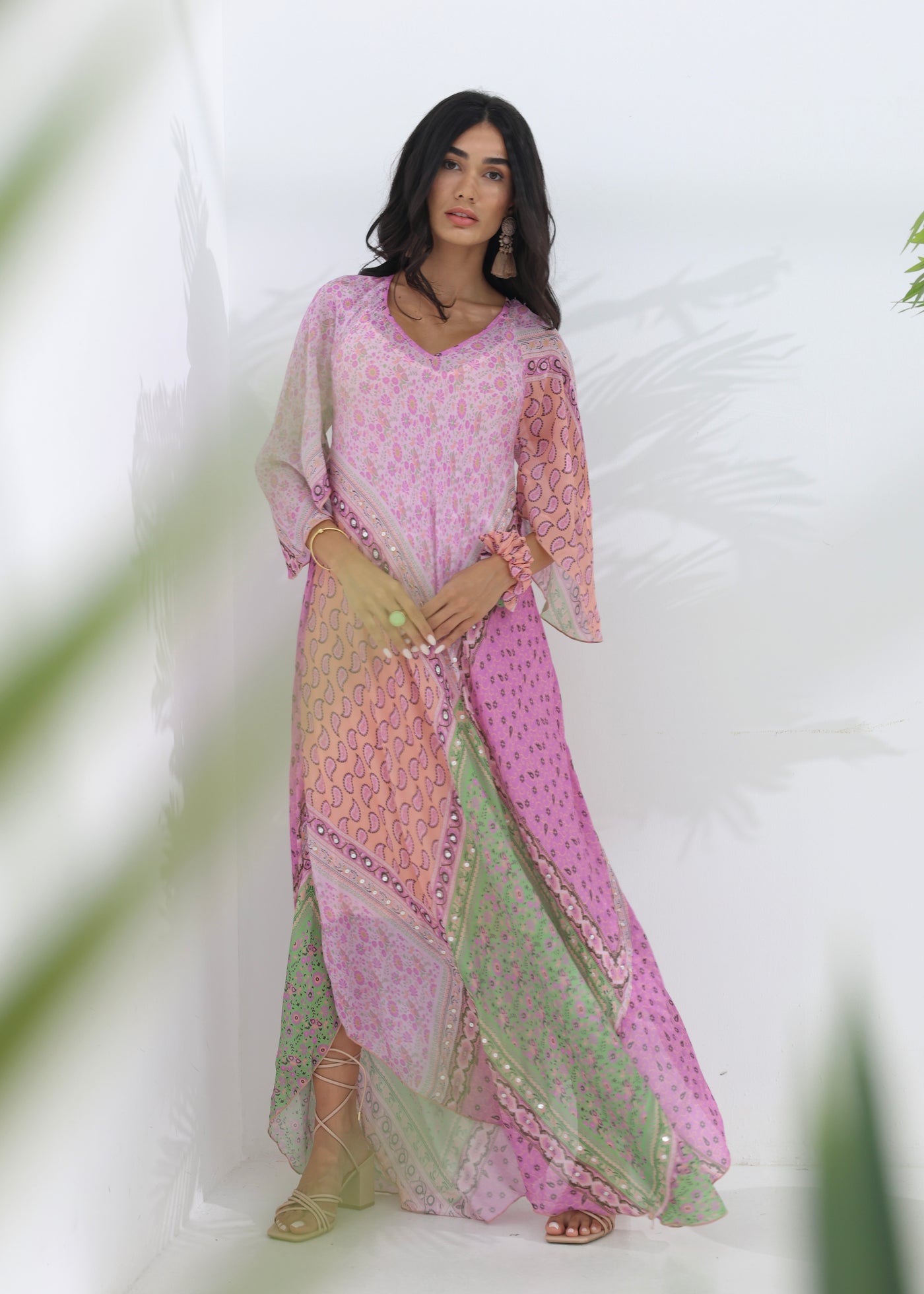 ZURI MAXI DRESS - SUNSET SORBET