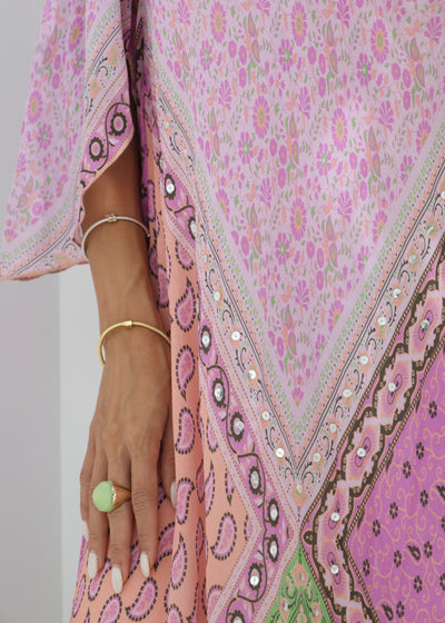ZURI MAXI DRESS - SUNSET SORBET
