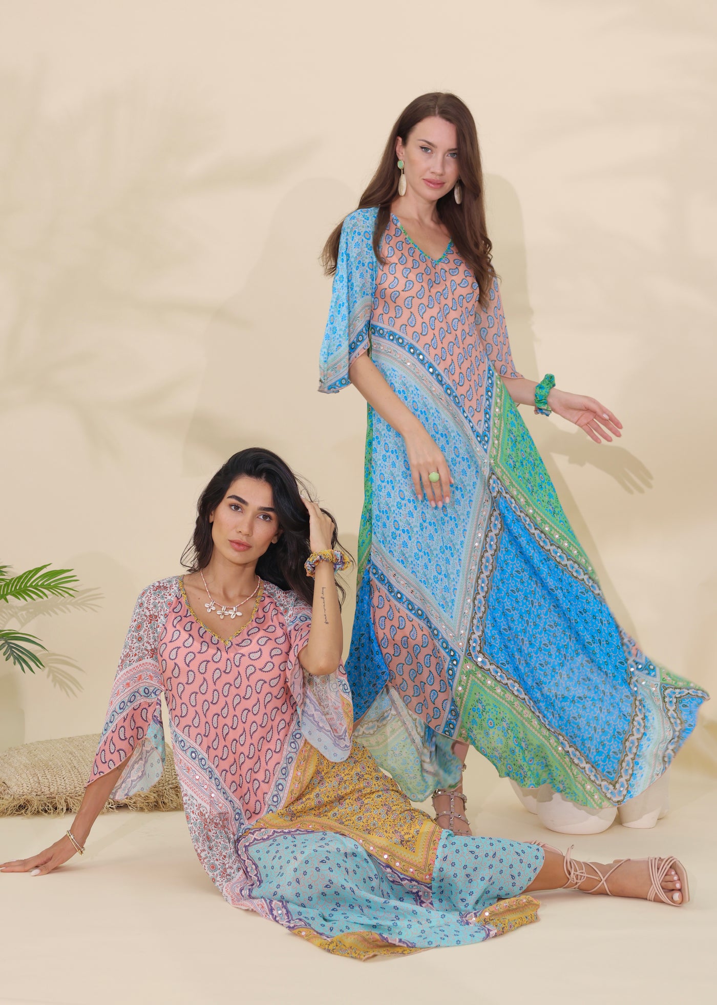 ZURI MAXI DRESS - OCEAN MIST