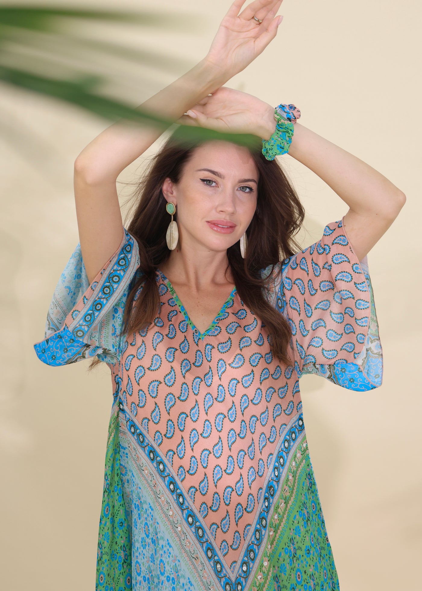 ZURI MAXI DRESS - OCEAN MIST