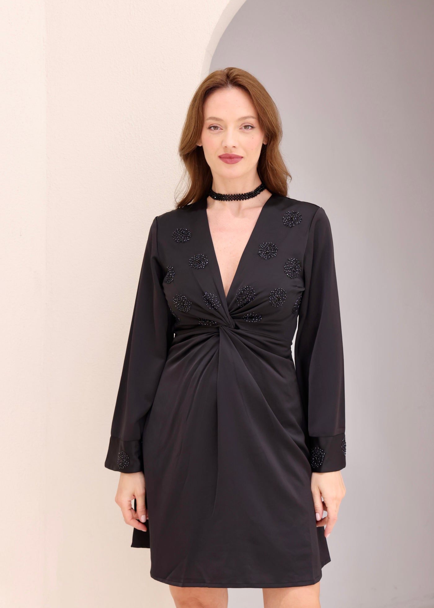 SMALL TALK DRESS - ONYX