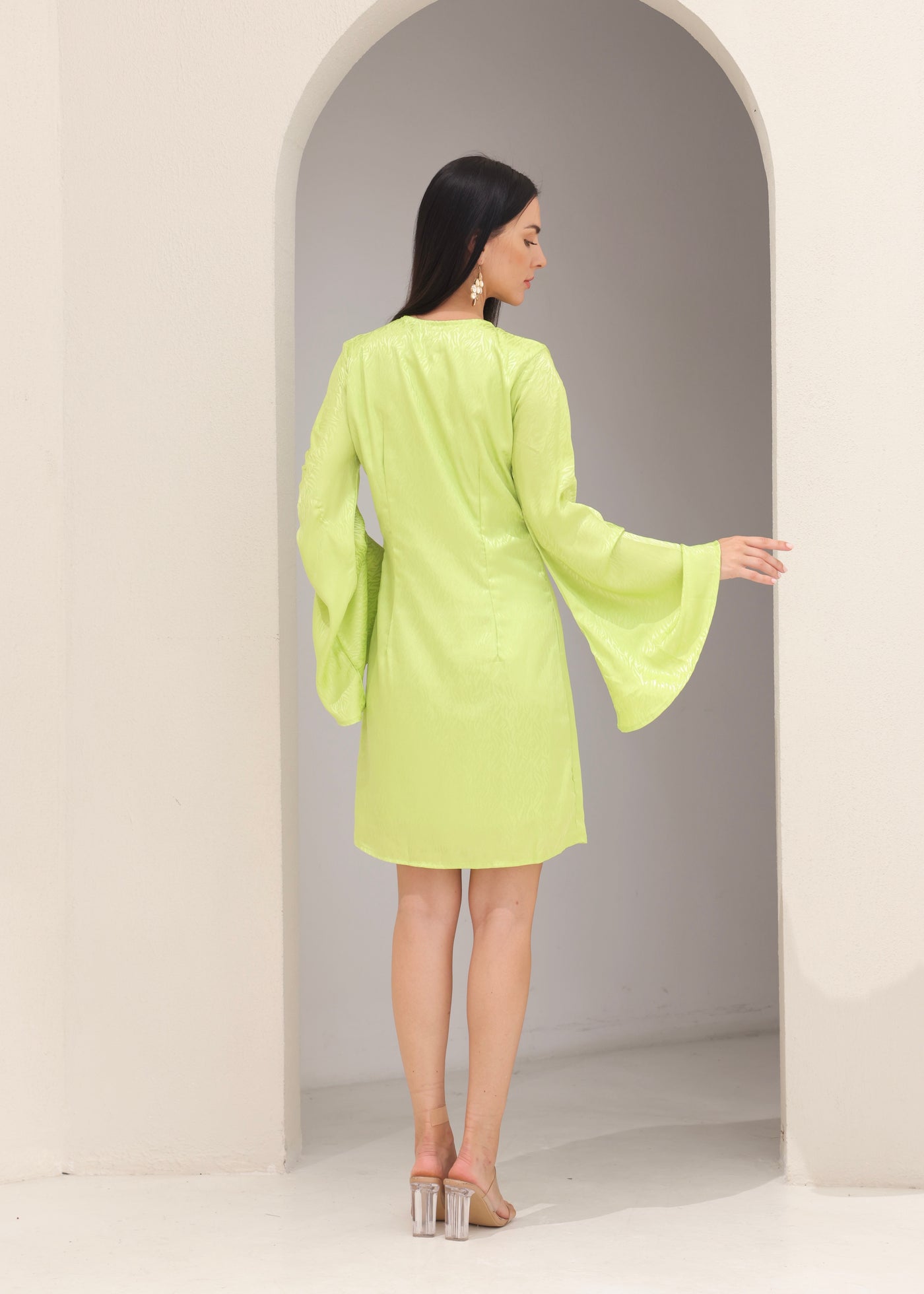 BE MINE DRESS - LIME