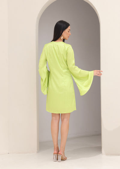 BE MINE DRESS - LIME