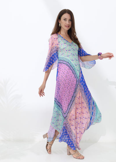 ZURI MAXI DRESS - MIDNIGHT TIDE