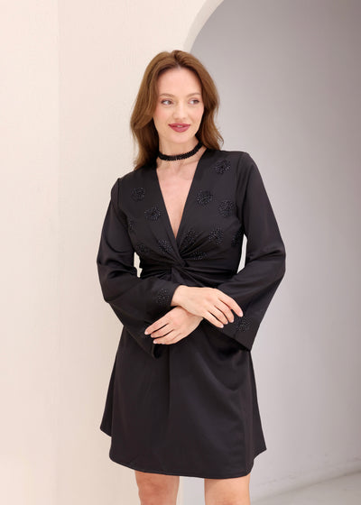 SMALL TALK DRESS - ONYX