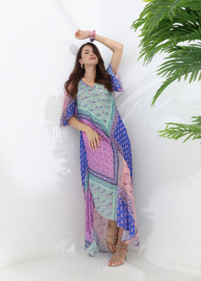 ZURI MAXI DRESS - MIDNIGHT TIDE